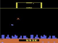 une photo d'Ã©cran de Defender sur Atari 2600